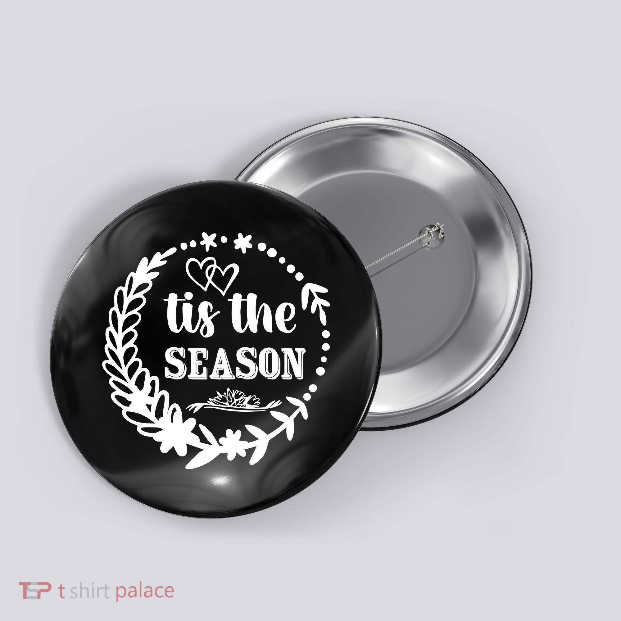 Tis The Season Halloween Quote Button