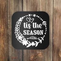 Tis The Season Halloween Quote Coaster thumb 0