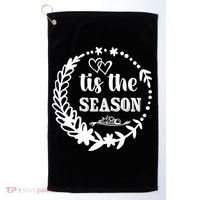 Tis The Season Halloween Quote Golf Towel thumb 0