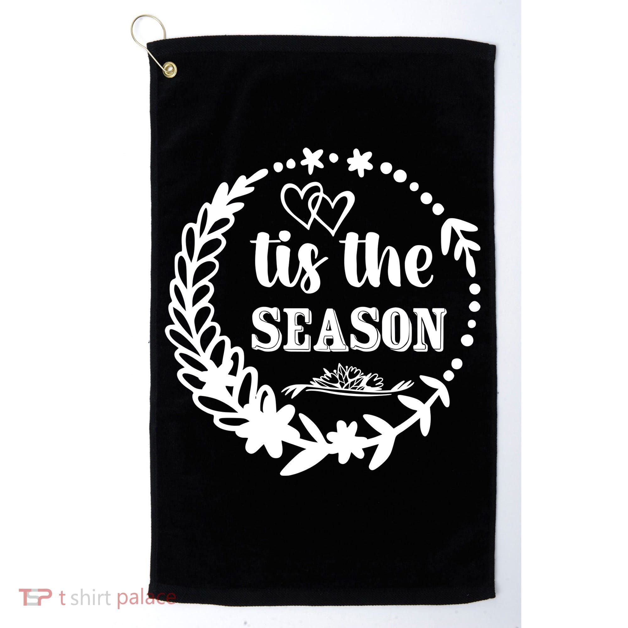 Tis The Season Halloween Quote Golf Towel