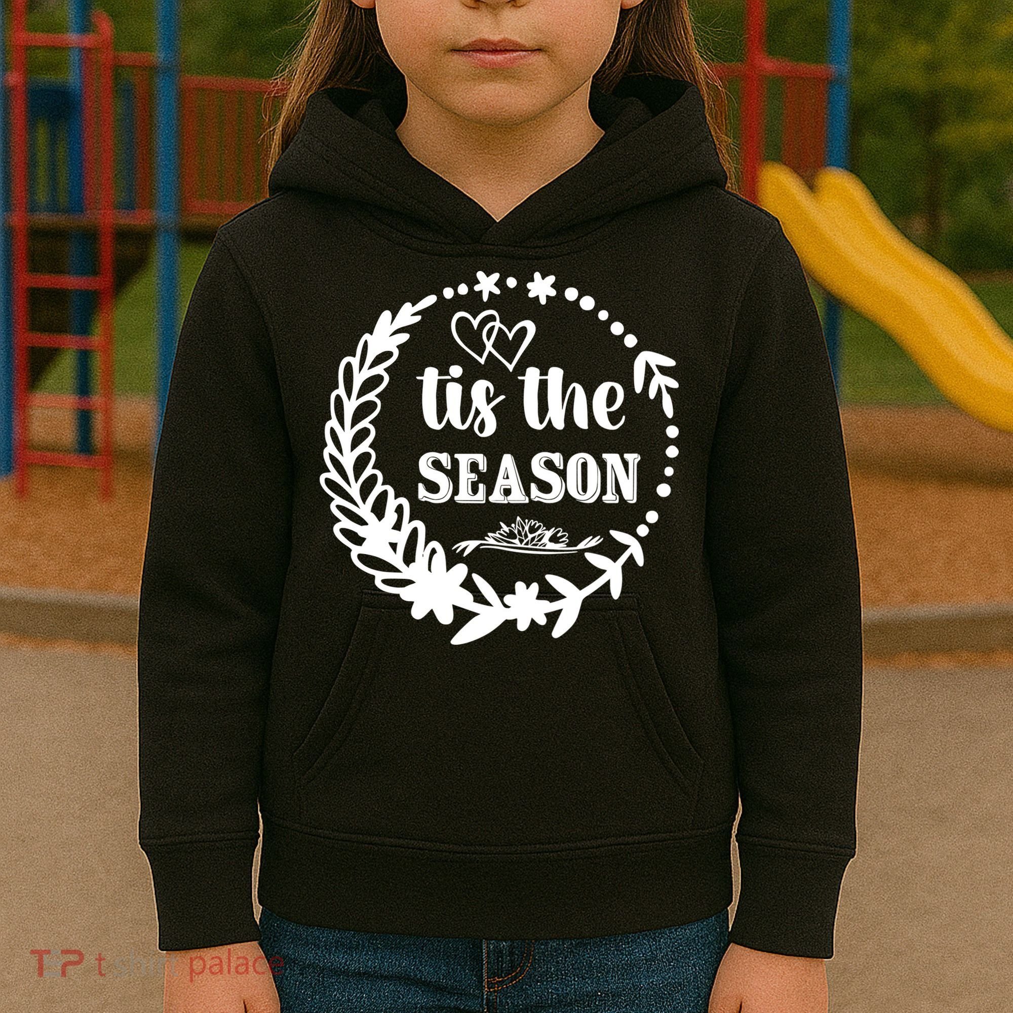 Tis The Season Halloween Quote Kids Hoodie