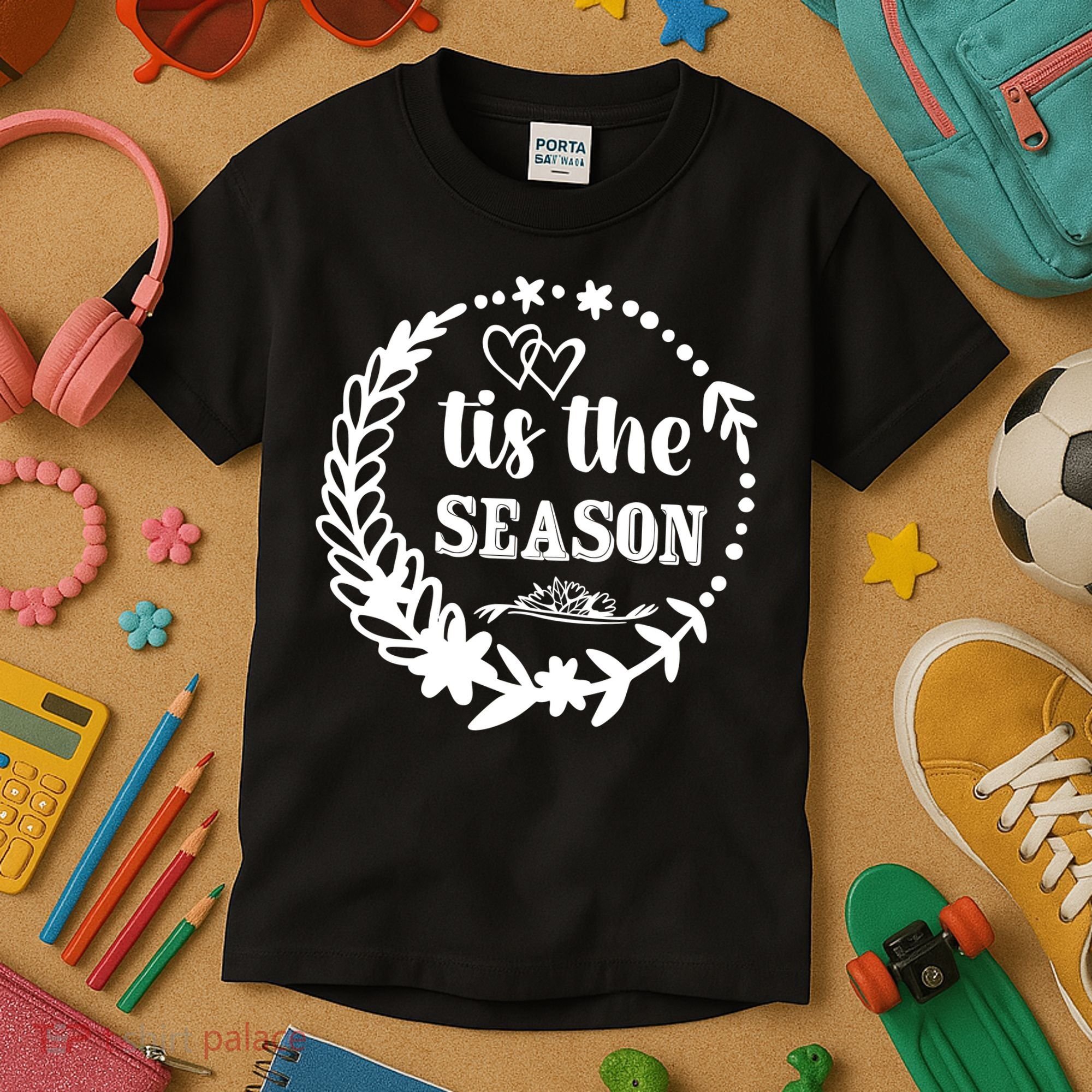 Tis The Season Halloween Quote Kids T-Shirt