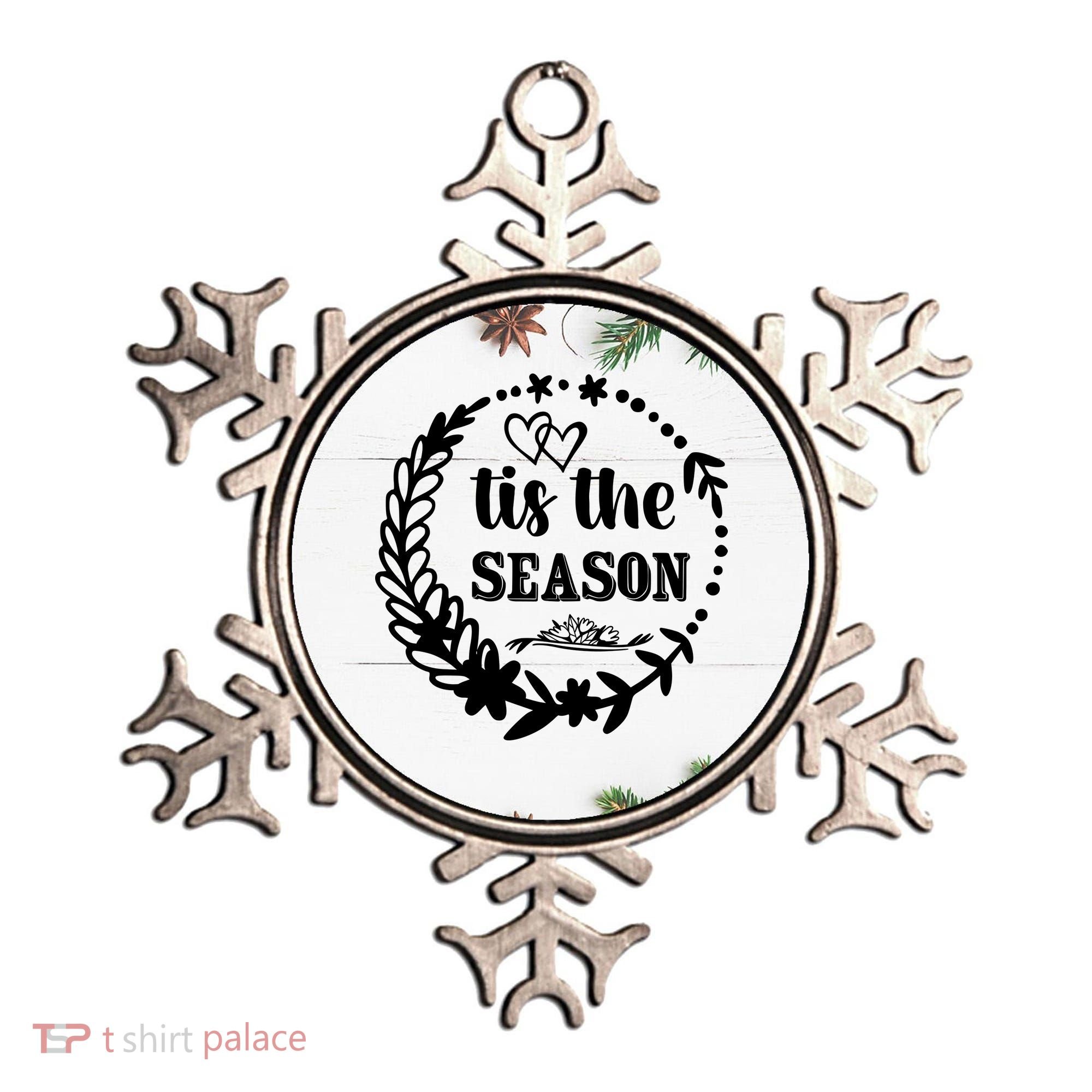 Tis The Season Halloween Quote Ornament