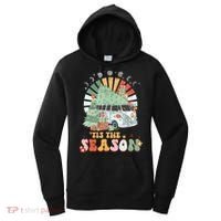 Tis' The Season Merry Camper Christmas Tree RV Camping Xmas Women's Hoodie thumb 0