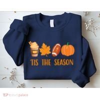 Tis The Season Festive Fall Lover Sweatshirt thumb 2