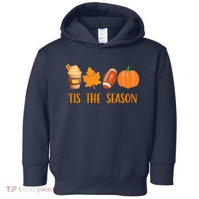 Tis The Season Festive Fall Lover Toddler Hoodie