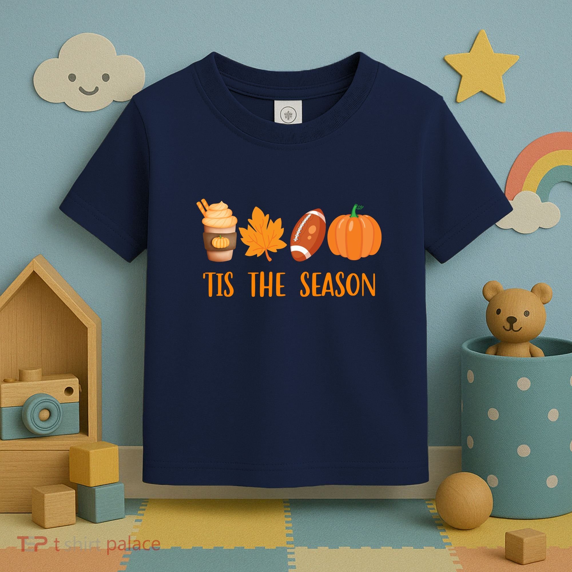 Tis The Season Festive Fall Lover Toddler T-Shirt