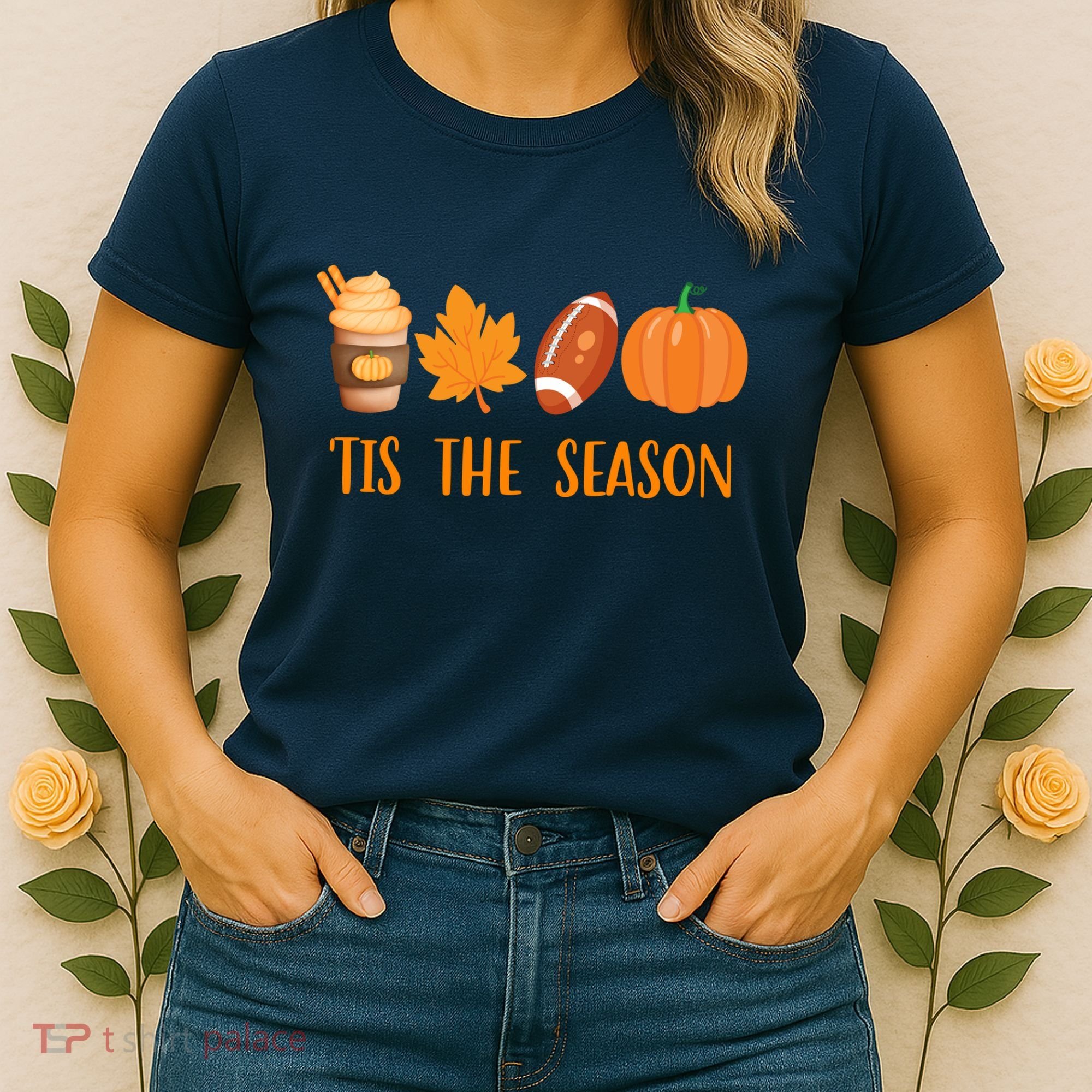 Tis The Season Festive Fall Lover Women's T-Shirt