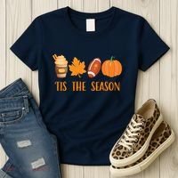 Tis The Season Festive Fall Lover Women's T-Shirt thumb 3