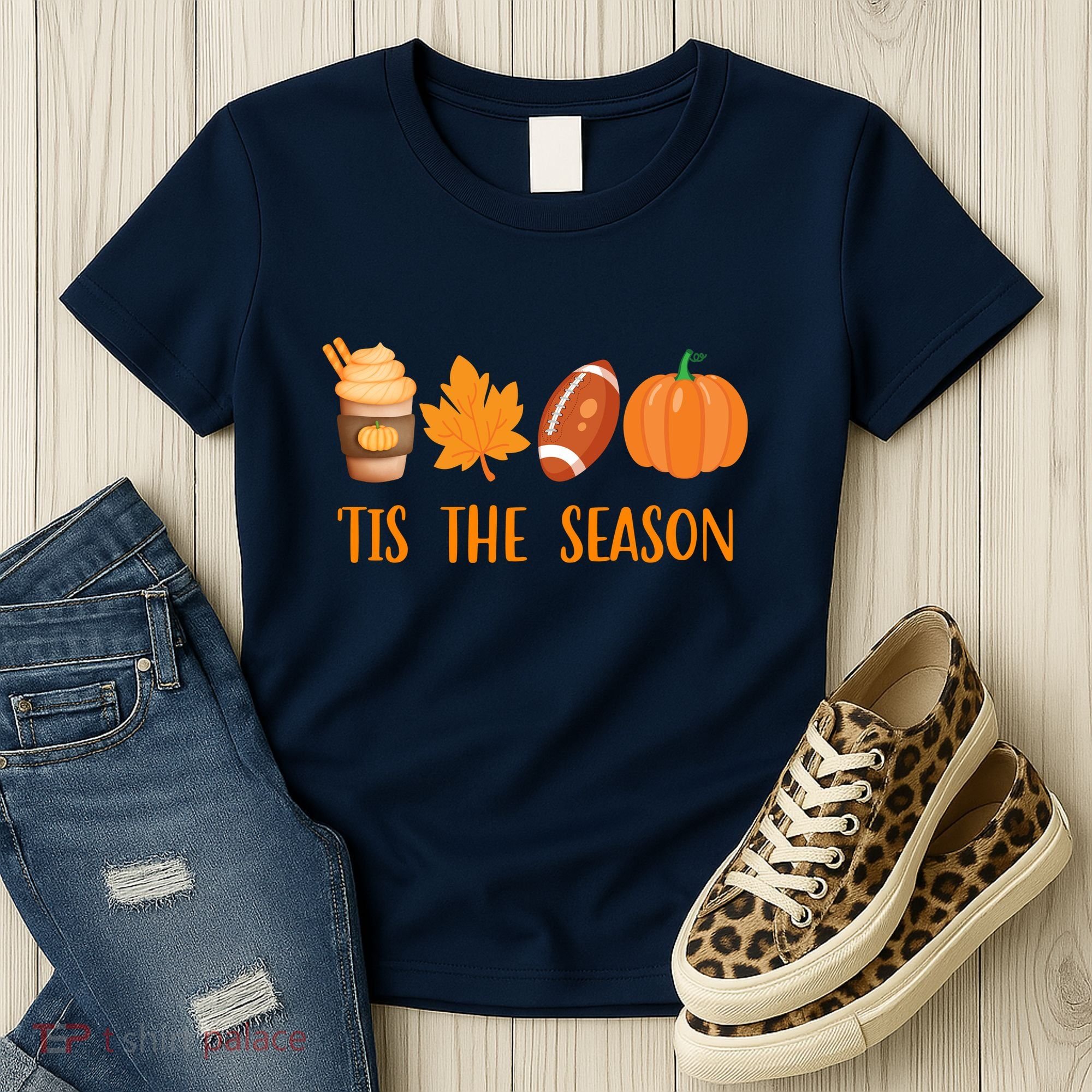 Tis The Season Festive Fall Lover Women's T-Shirt