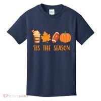 Tis The Season Festive Fall Lover Kids T-Shirt thumb 0