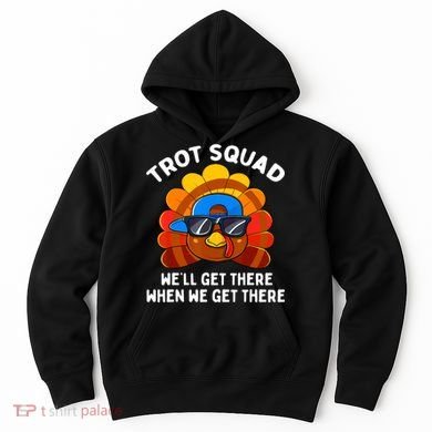 Turkey Trot Squad Thanksgiving Running Costume Hoodie