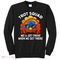 Turkey Trot Squad Thanksgiving Running Costume Sweatshirt thumb 0