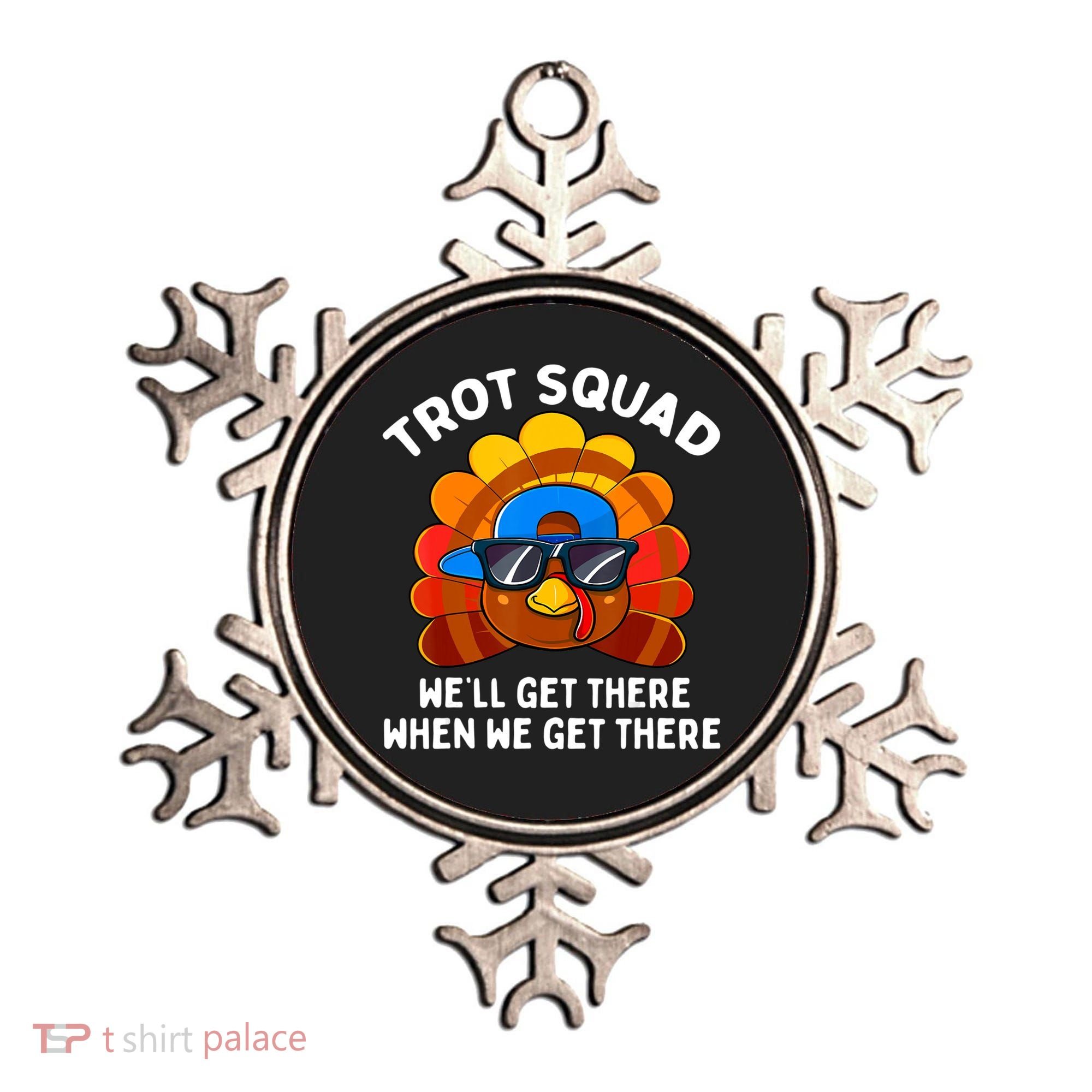 Turkey Trot Squad Thanksgiving Running Costume Ornament