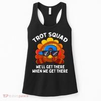Turkey Trot Squad Thanksgiving Running Costume Women's Tank Top thumb 0