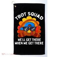 Turkey Trot Squad Thanksgiving Running Costume Golf Towel thumb 0