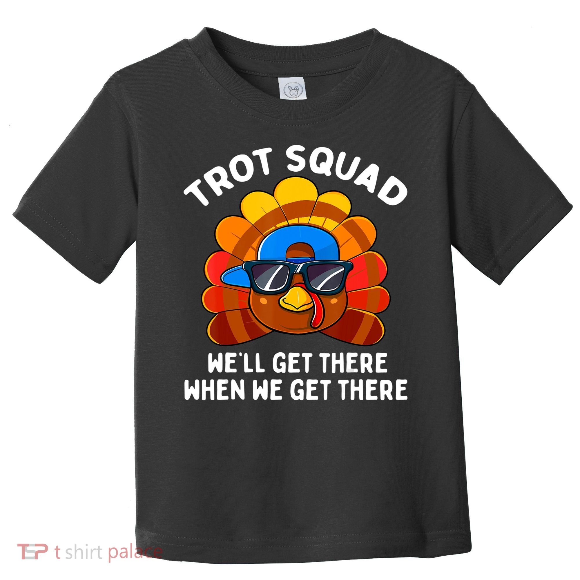 Turkey Trot Squad Thanksgiving Running Costume Toddler T-Shirt