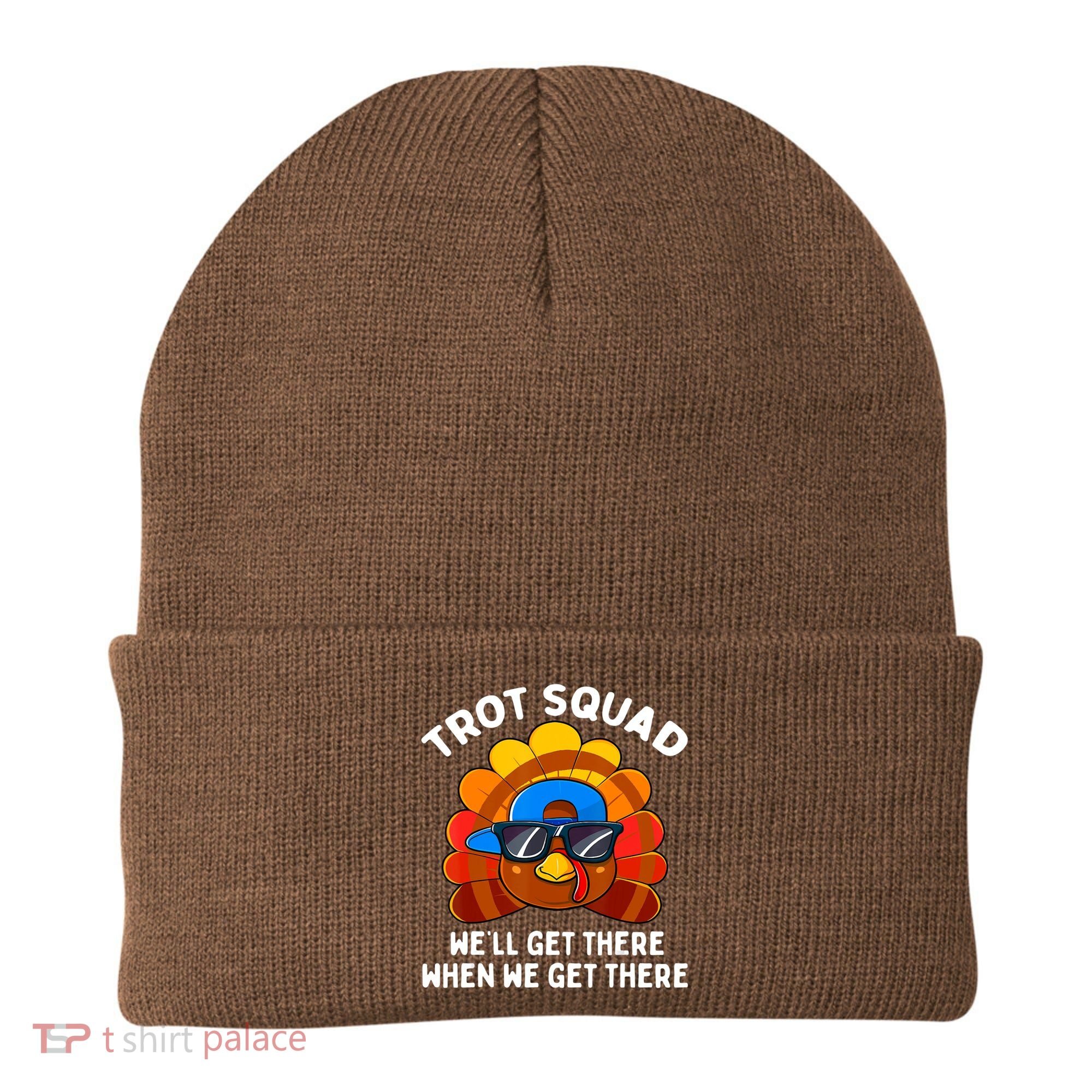 Turkey Trot Squad Thanksgiving Running Costume Beanie