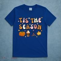 Tis The Season Field Hockey Pumpkin Latte Fall Thanksgiving Cute Gift T-Shirt thumb 5