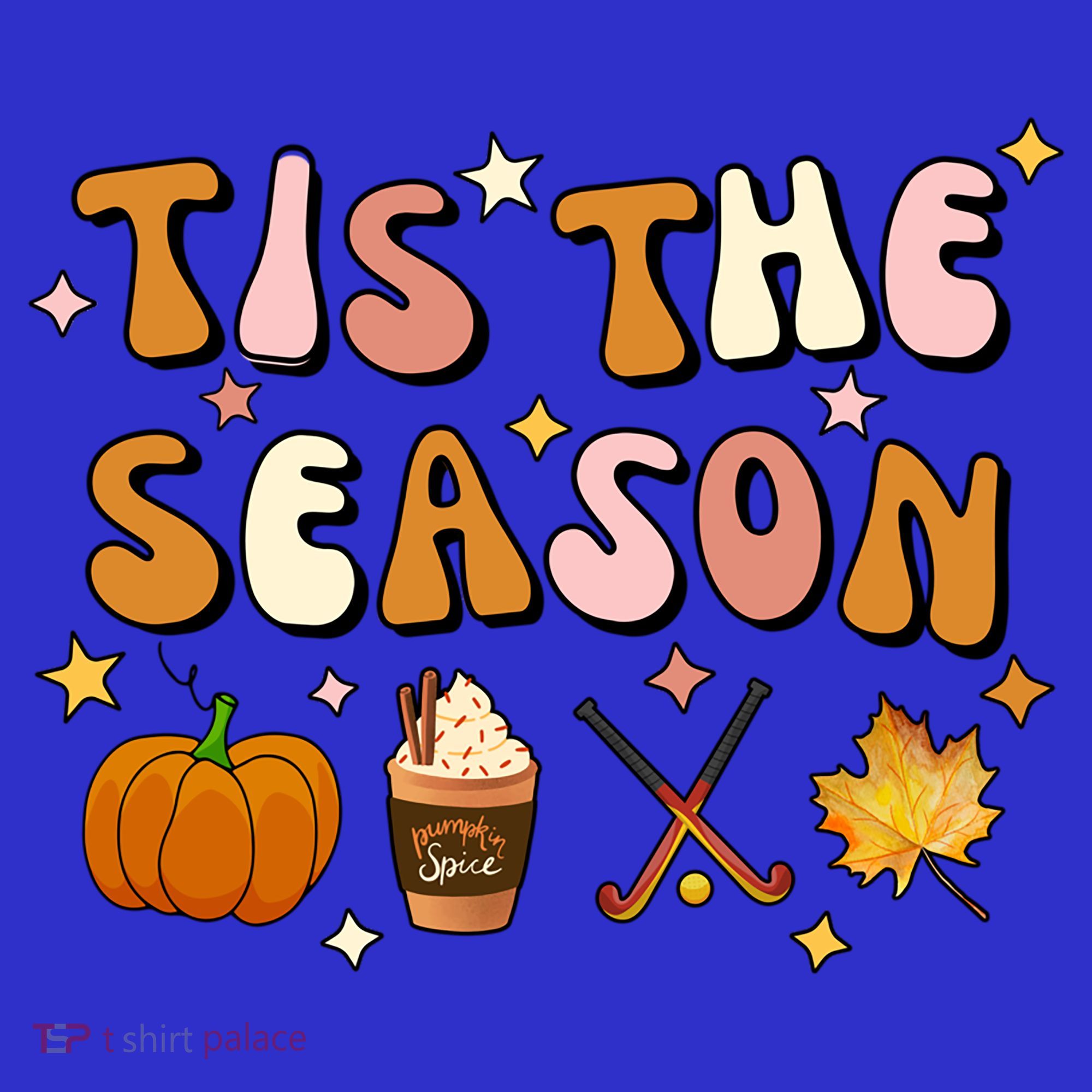 Tis The Season Field Hockey Pumpkin Latte Fall Thanksgiving Cute Gift Women's Tank Top
