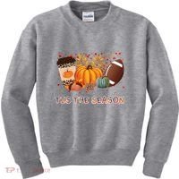 Tis The Season Fall Lover Cute Gift Kids Sweatshirt thumb 0