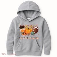 Tis The Season Fall Lover Cute Gift Kids Hoodie thumb 0