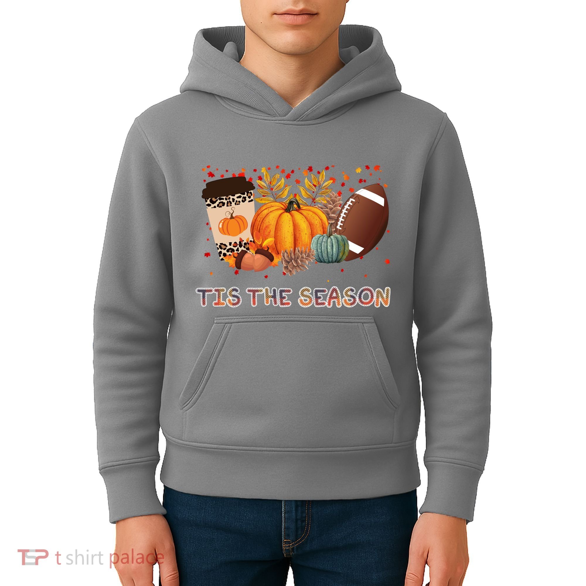 Tis The Season Fall Lover Cute Gift Kids Hoodie