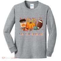 Tis The Season Fall Lover Cute Gift Kids Long Sleeve Shirt thumb 0