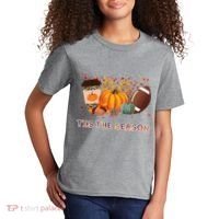 Tis The Season Fall Lover Cute Gift Kids T-Shirt thumb 2