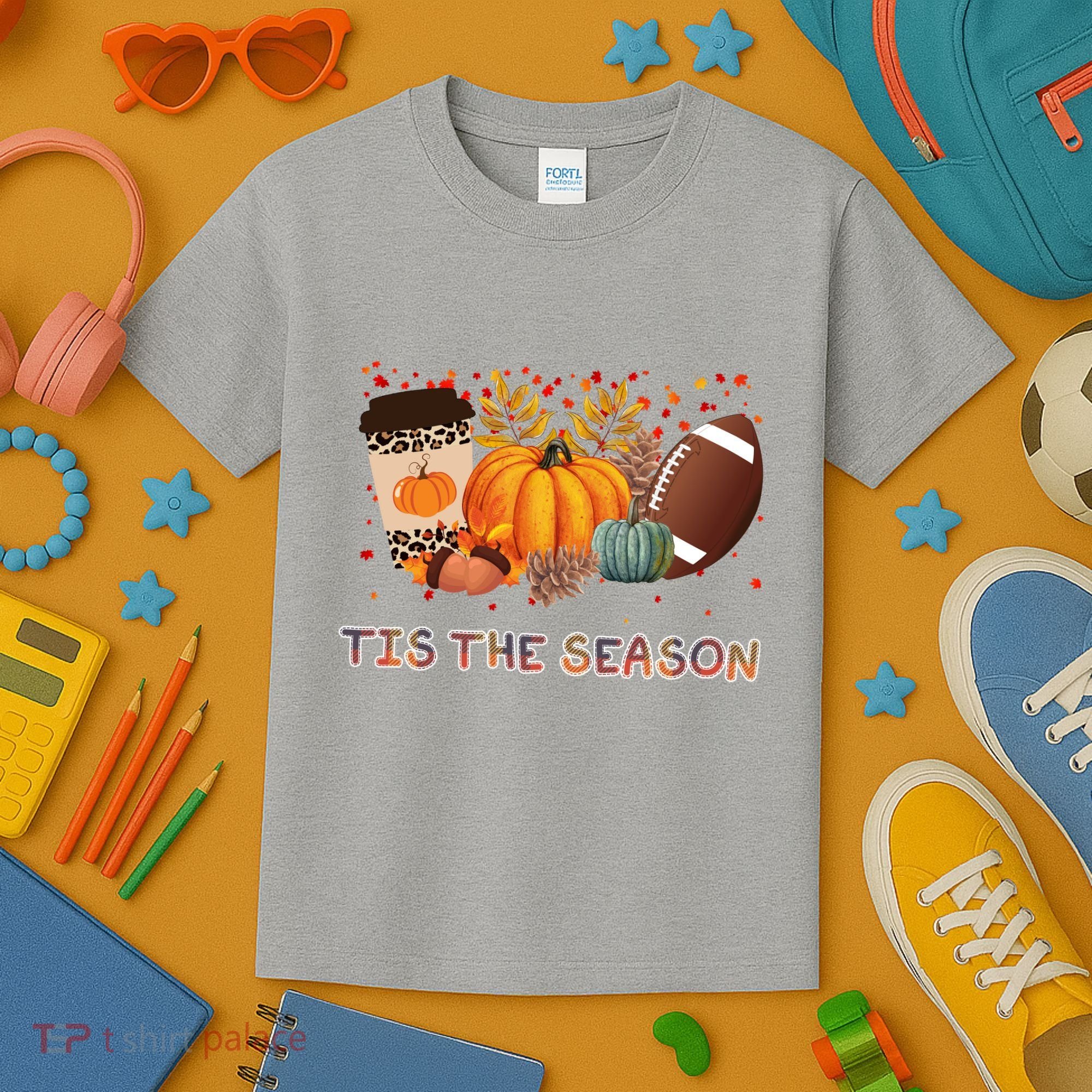 Tis The Season Fall Lover Cute Gift Kids T-Shirt