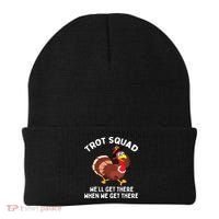 Turkey Trot Squad We'll Get There When We Get There Beanie thumb 0