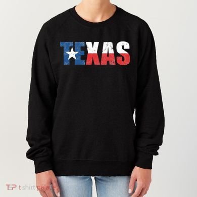 Texas Texas State Flag Vintage Texas Flag Texas State Women's Sweatshirt