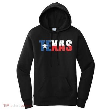 Texas Texas State Flag Vintage Texas Flag Texas State Women's Hoodie