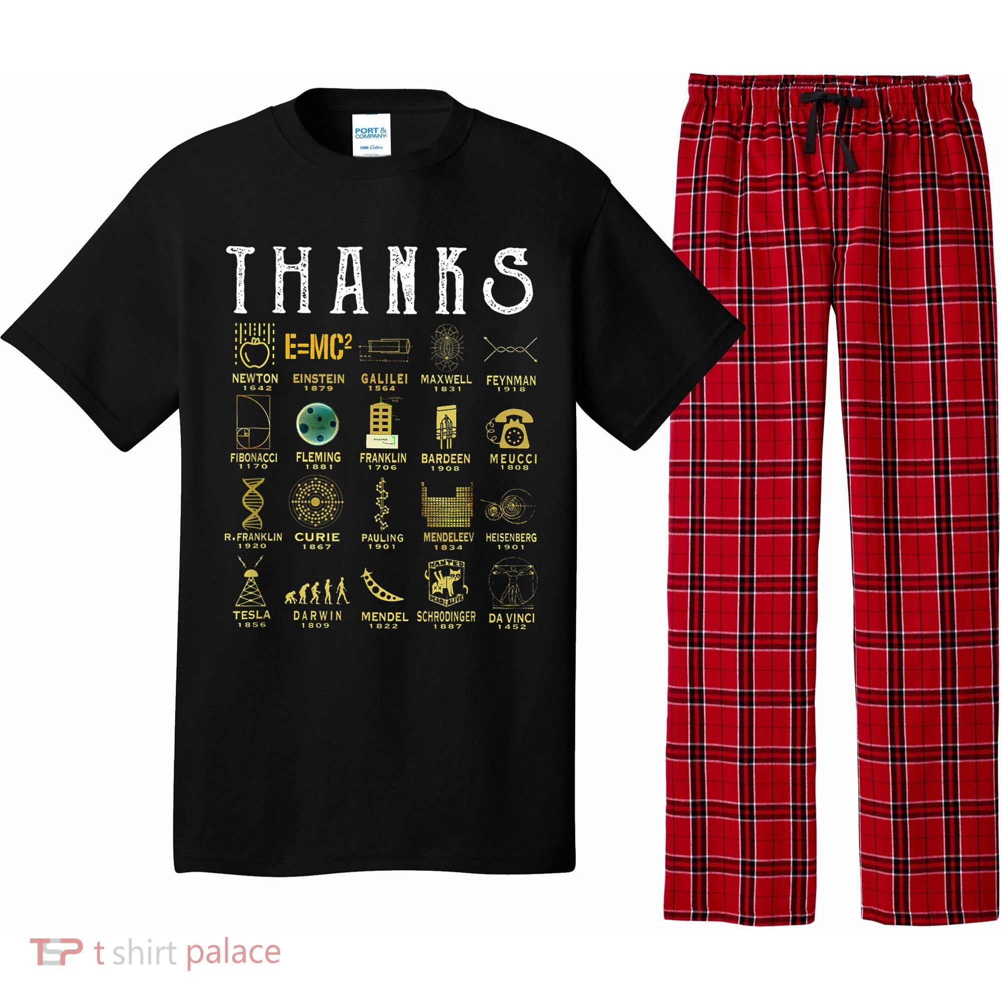 Thanks To Science Scientist TShirt Pajama Set