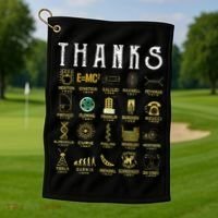 Thanks To Science Scientist TShirt Golf Towel thumb 1