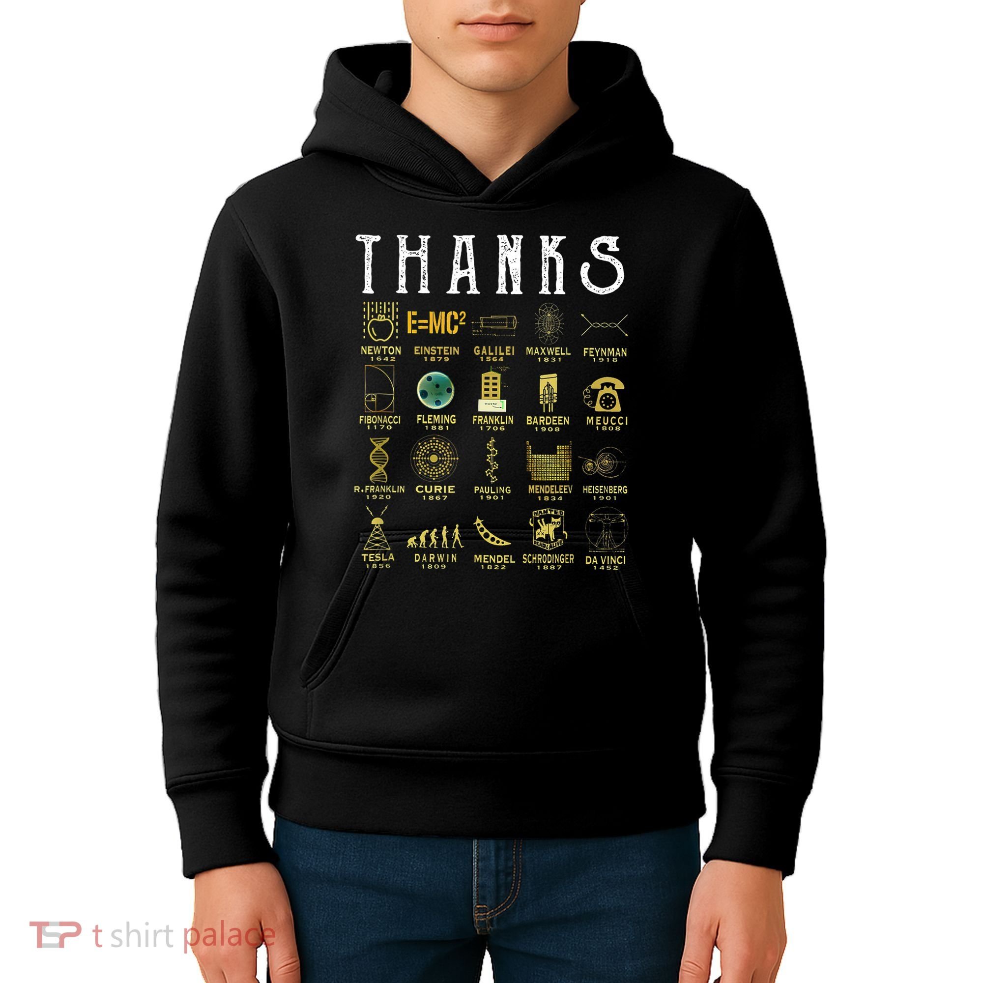 Thanks To Science Scientist TShirt Kids Hoodie