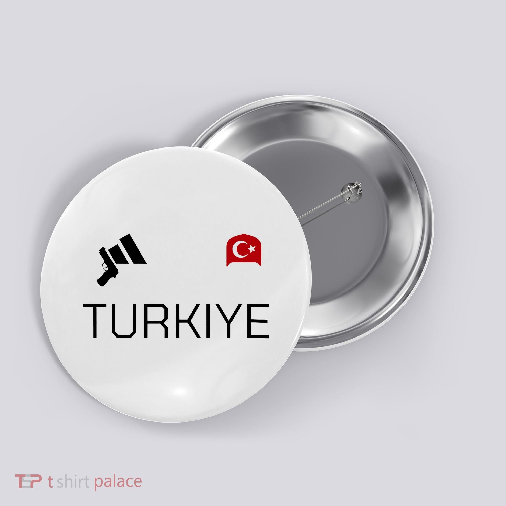 Turkiye Turkish Shooting Team Sports Button