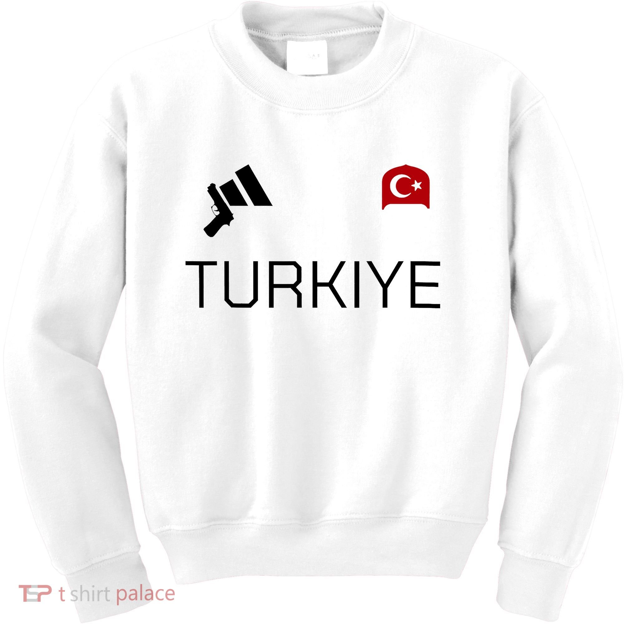 Turkiye Turkish Shooting Team Sports Kids Sweatshirt