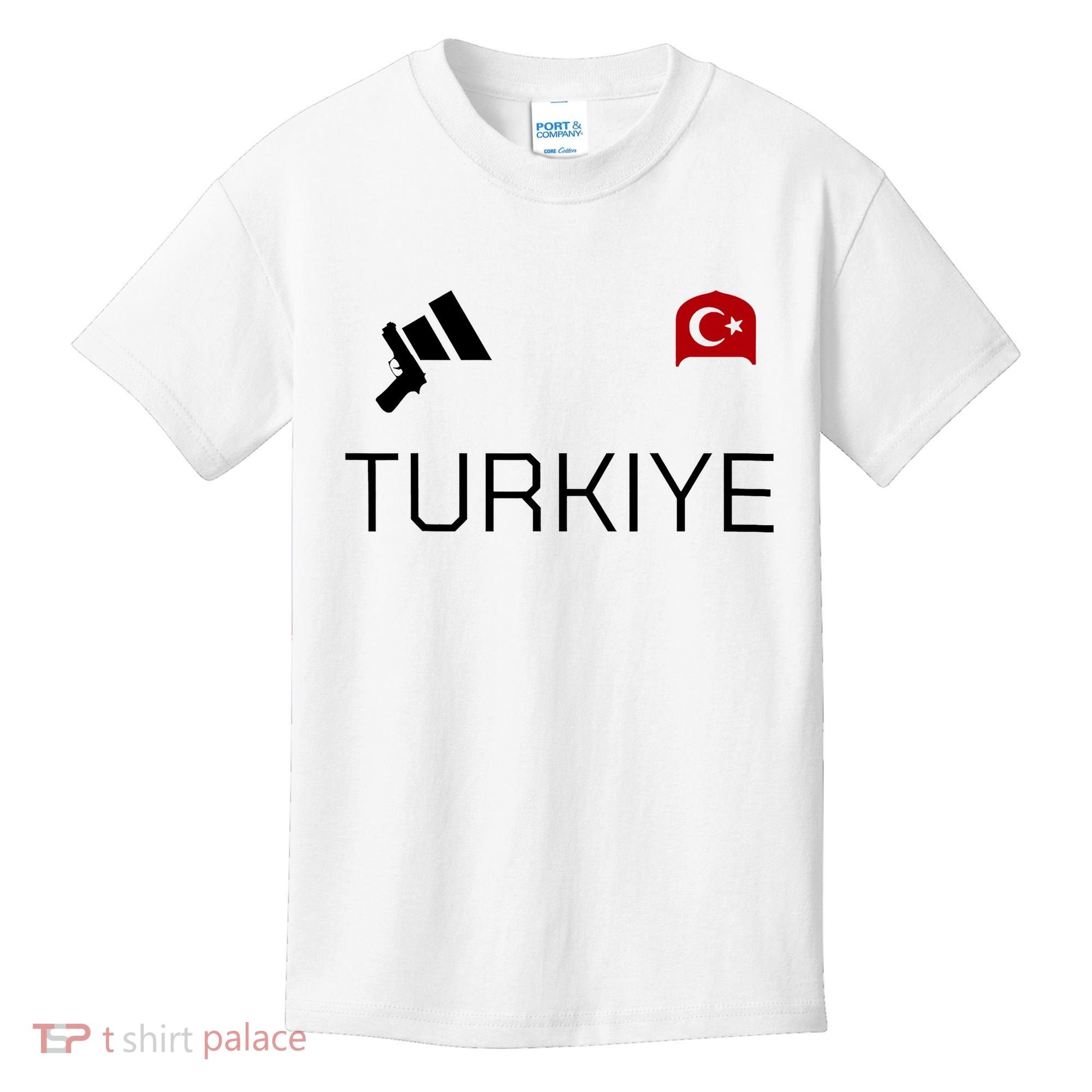 Turkiye Turkish Shooting Team Sports Kids T-Shirt