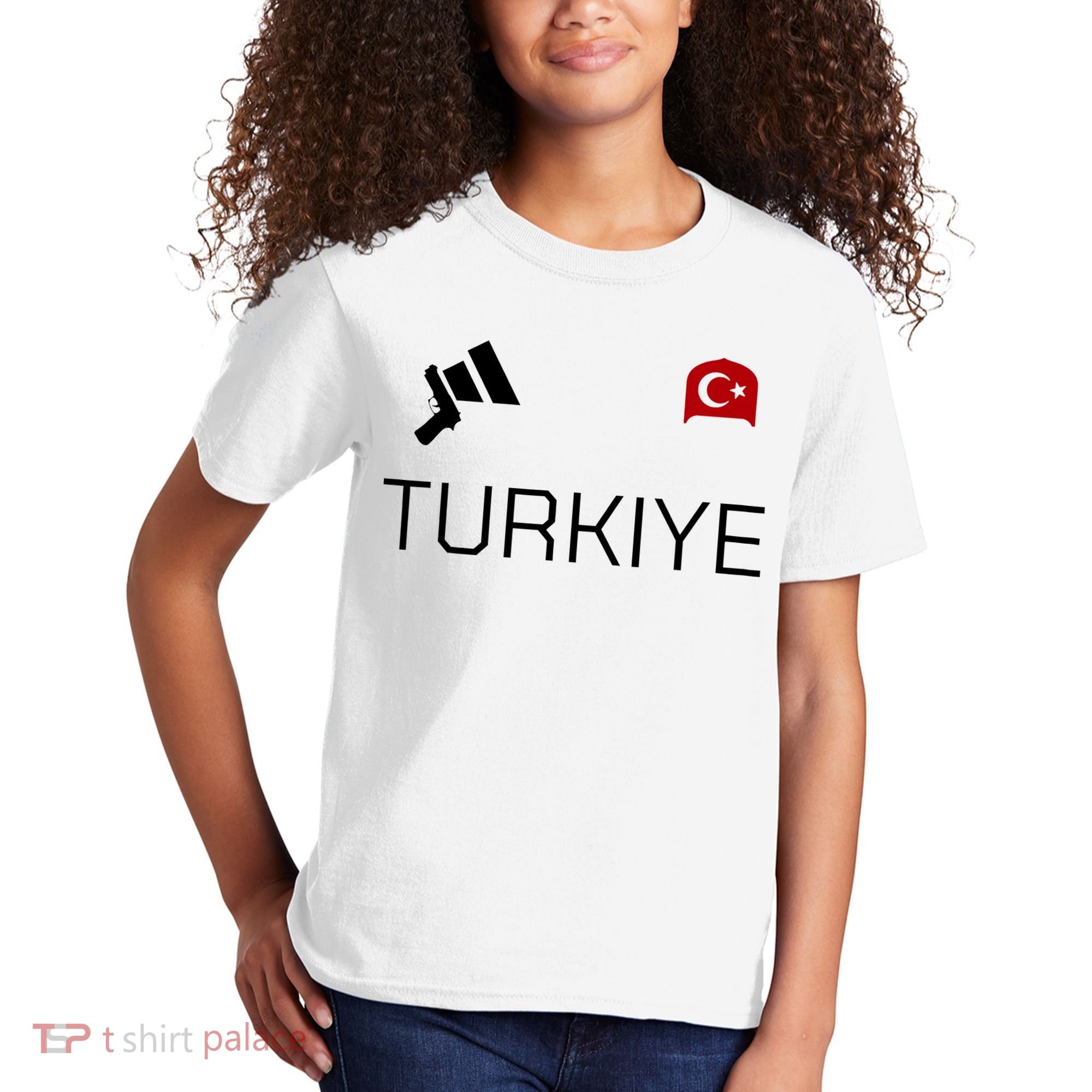 Turkiye Turkish Shooting Team Sports Kids T-Shirt