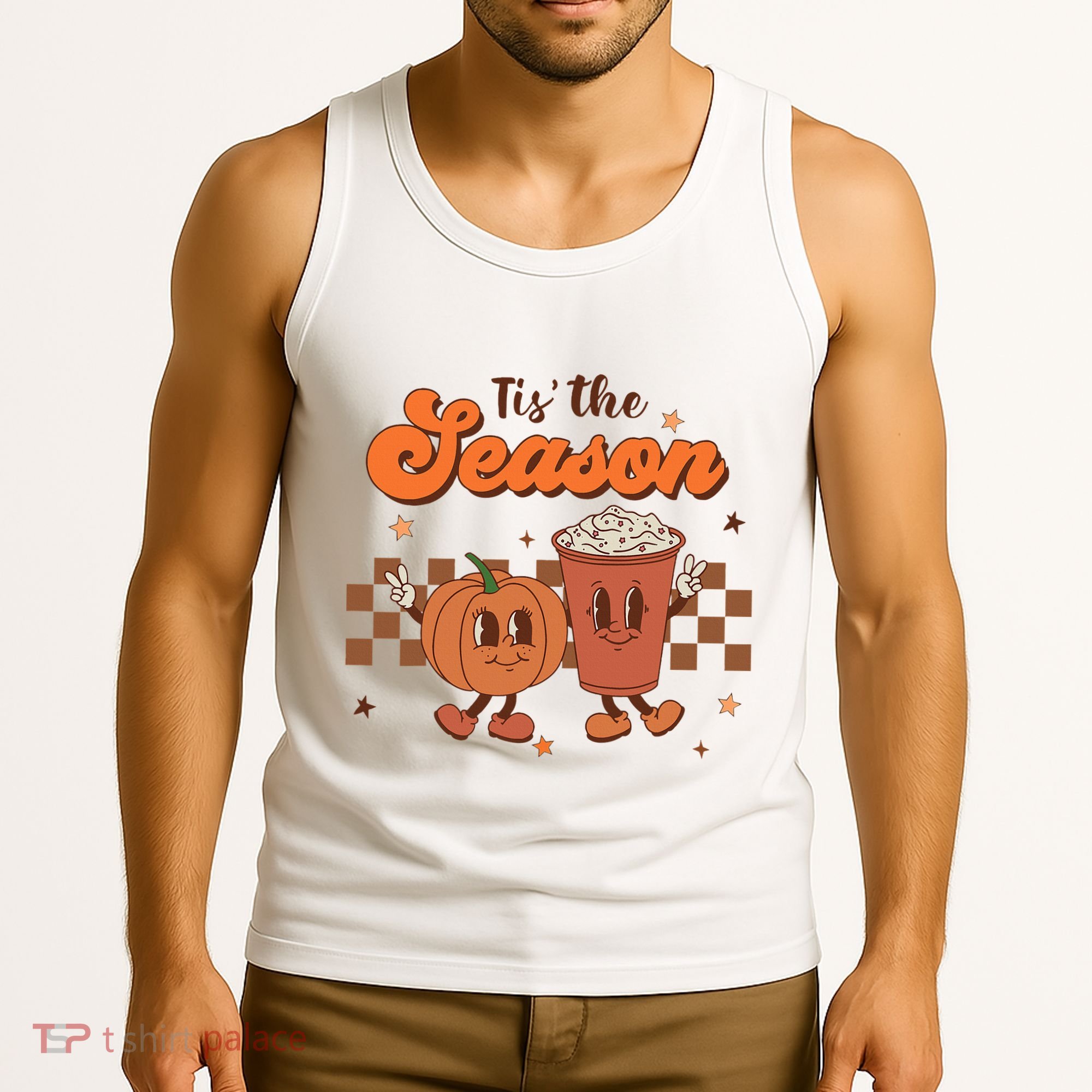 Tis The Season Pumpkin Spice Tank Top