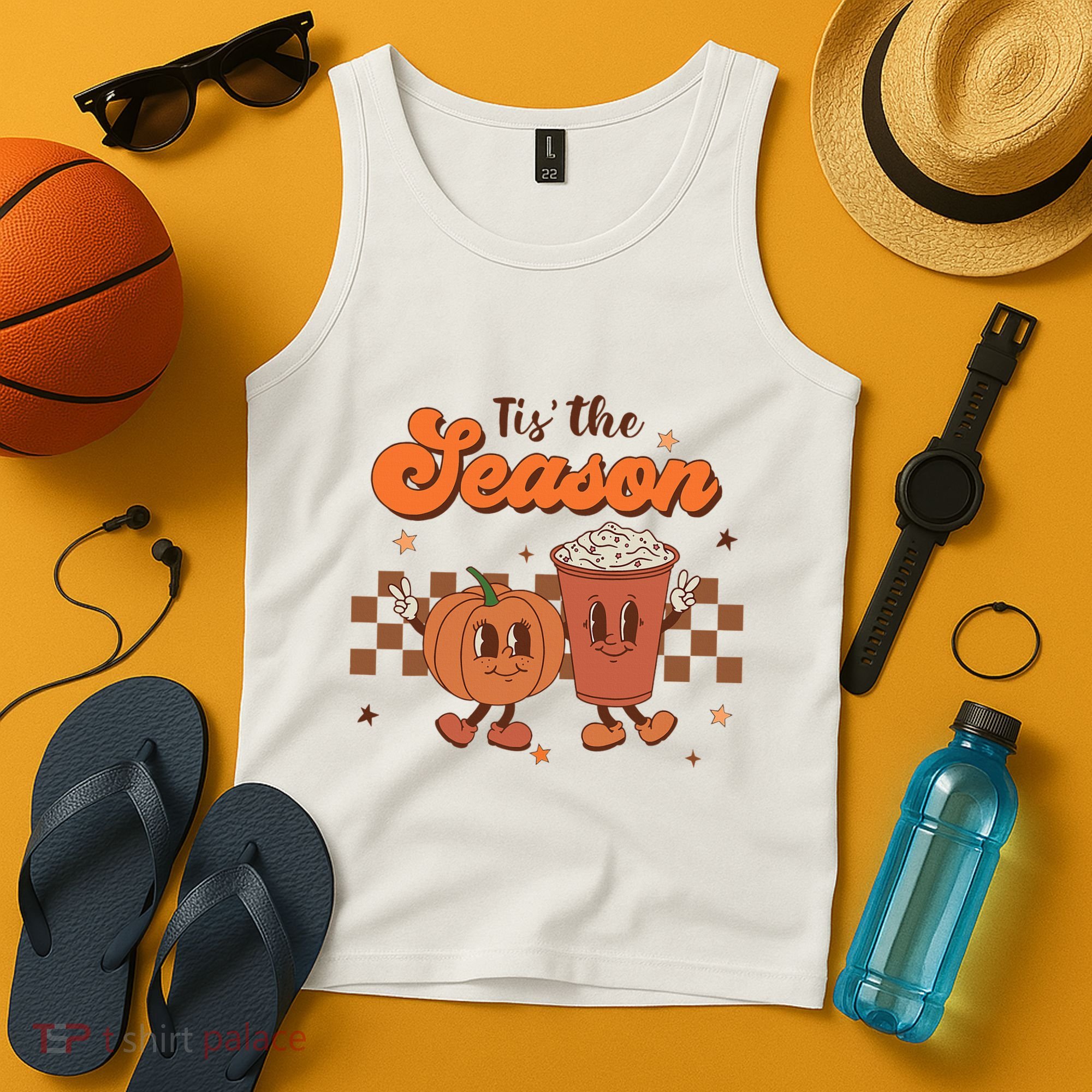 Tis The Season Pumpkin Spice Tank Top