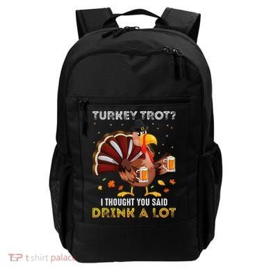 Turkey Trot Squad Running Drinking Thanksgiving Backpack