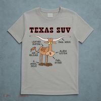 Texas TX SUV Funny Joke Longhorn Cattle Cow T-Shirt thumb 5