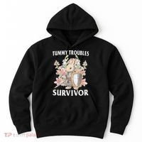 Tummy Troubles Survivor Funny Sarcastic Ibs Humor Statement Hoodie thumb 0