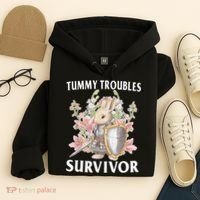 Tummy Troubles Survivor Funny Sarcastic Ibs Humor Statement Hoodie thumb 4