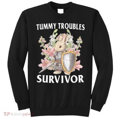 Tummy Troubles Survivor Funny Sarcastic Ibs Humor Statement Sweatshirt