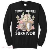 Tummy Troubles Survivor Funny Sarcastic Ibs Humor Statement Sweatshirt thumb 0