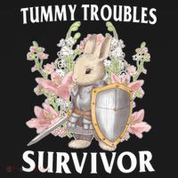Tummy Troubles Survivor Funny Sarcastic Ibs Humor Statement Sweatshirt thumb 3