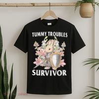 Tummy Troubles Survivor Funny Sarcastic Ibs Humor Statement T-Shirt thumb 2